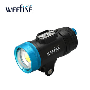 Weefine WF099 Solar Flare 7000-Lumen Wide Angle Video Light Underwater Photography Flashlight
